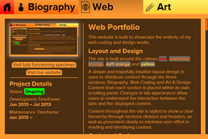 Web Portfolio 2013